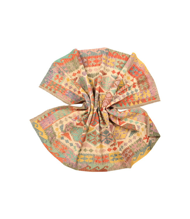 297x202cm Afghan Oriental wool carpet Handmade Kelim Rug