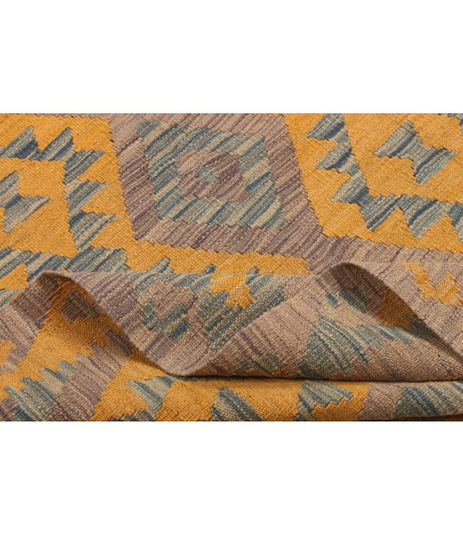 298x205cm Afghan Oriental wool carpet Handmade Kelim Rug