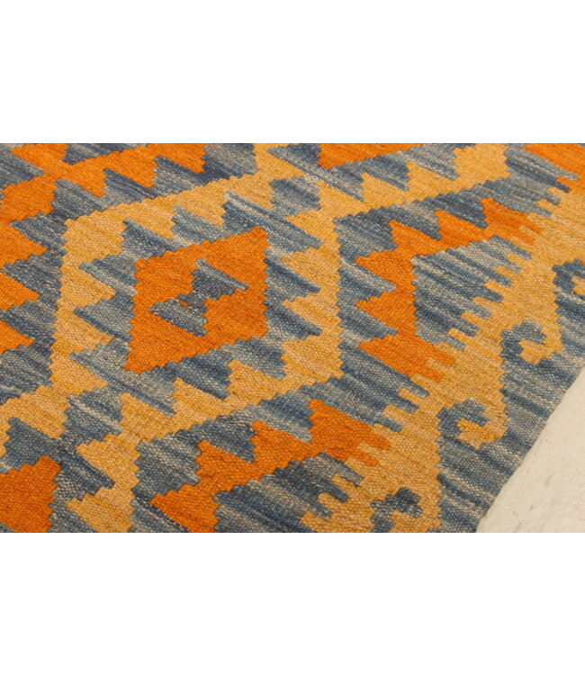 291x200cm Afghan Oriental wool carpet Handmade Kelim Rug