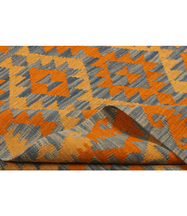 291x200cm Afghan Oriental wool carpet Handmade Kelim Rug