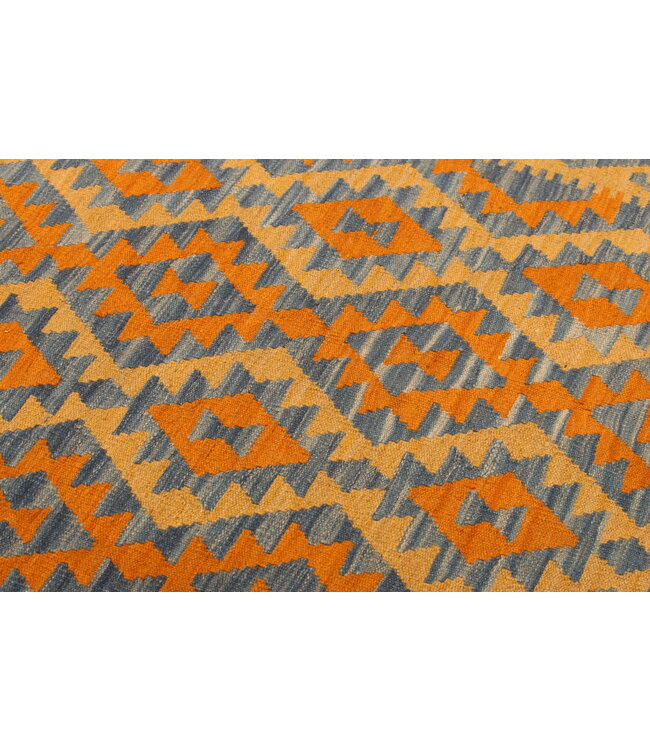 291x200cm Afghan Oriental wool carpet Handmade Kelim Rug