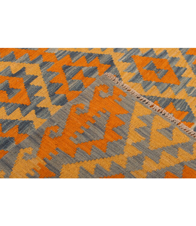 291x200cm Afghan Oriental wool carpet Handmade Kelim Rug