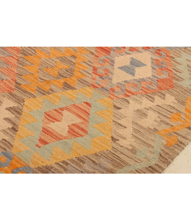 308x192cm Afghan Oriental wool carpet Handmade Kelim Rug