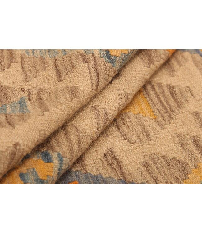 308x192cm Afghan Oriental wool carpet Handmade Kelim Rug