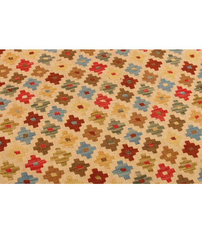 298x206cm Afghan Oriental wool carpet Handmade Kelim Rug