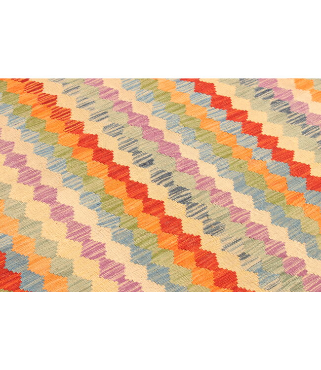 300x199cm Afghaans oosters wollen tapijt handgemaakt Kelim-kleed