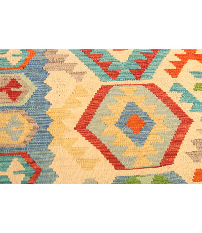 300x197cm  Afghan Oriental wool carpet Handmade Kelim Rug