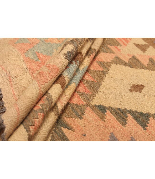 309x178cm Afghan Oriental wool carpet Handmade Kelim Rug