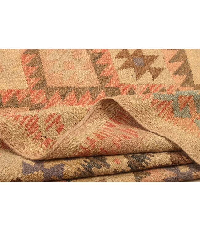 309x178cm Afghan Oriental wool carpet Handmade Kelim Rug