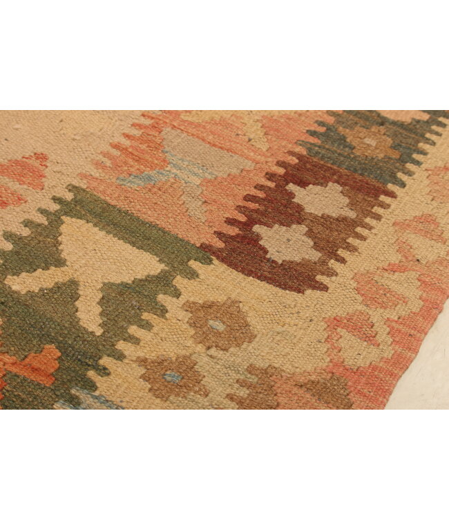 306x199cm Handwoven Traditional Kelim Area Rug Wool Carpet