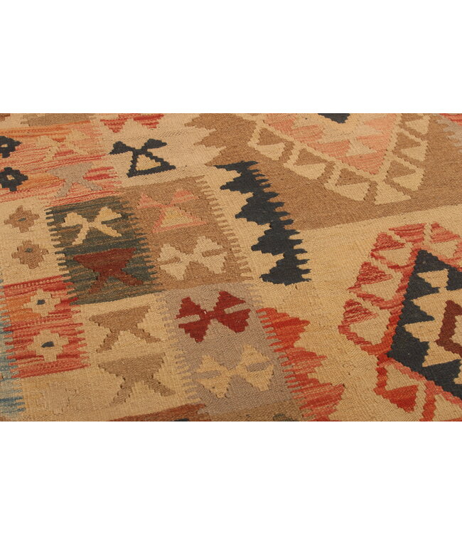 306x199cm Handwoven Traditional Kelim Area Rug Wool Carpet