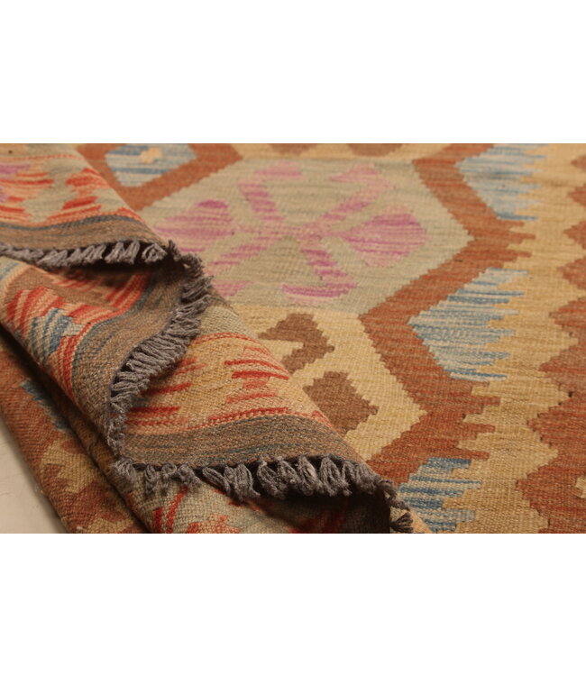 298x197cm Afghan Oriental wool carpet Handmade Kelim Rug