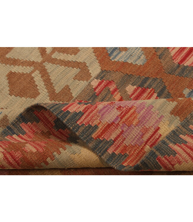 298x197cm Afghan Oriental wool carpet Handmade Kelim Rug