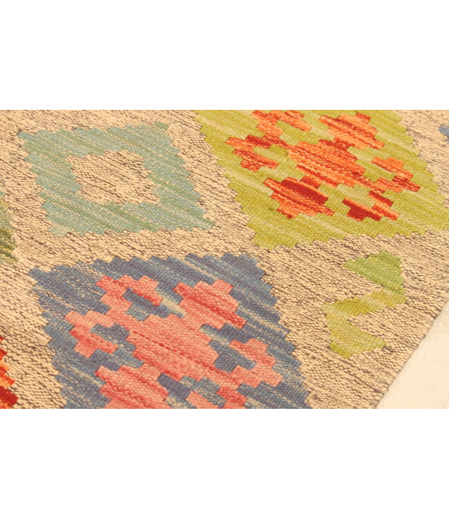 298x196 cm Afghan Oriental wool carpet Handmade Kelim Rug