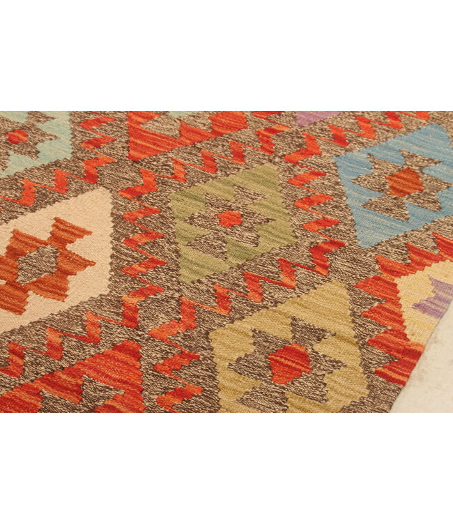 301x210cm Afghan Oriental wool carpet Handmade Kelim Rug