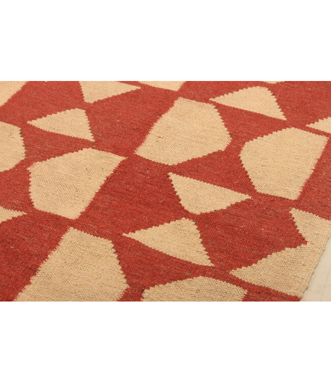 296x214cm Handgeweven Traditionele Kelim Vloerkleed Wol Tapijt