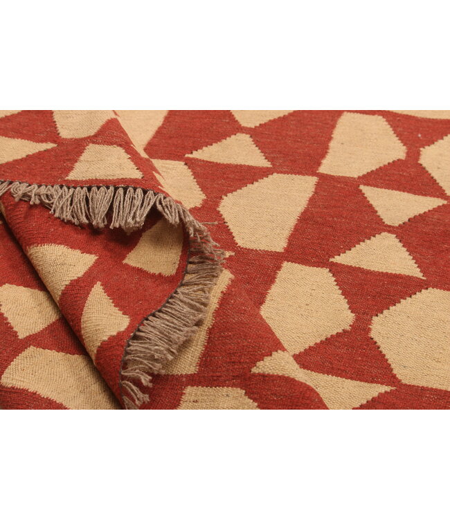 296x214cm Handwoven Traditional Kelim Area Rug Wool Carpet