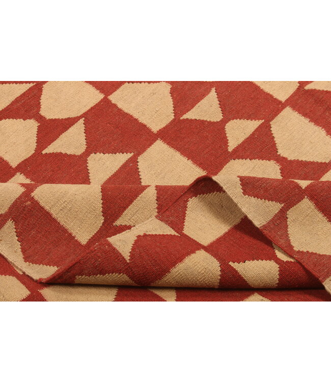 296x214cm Handwoven Traditional Kelim Area Rug Wool Carpet