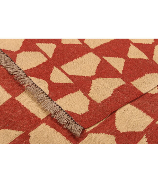 296x214cm Handwoven Traditional Kelim Area Rug Wool Carpet