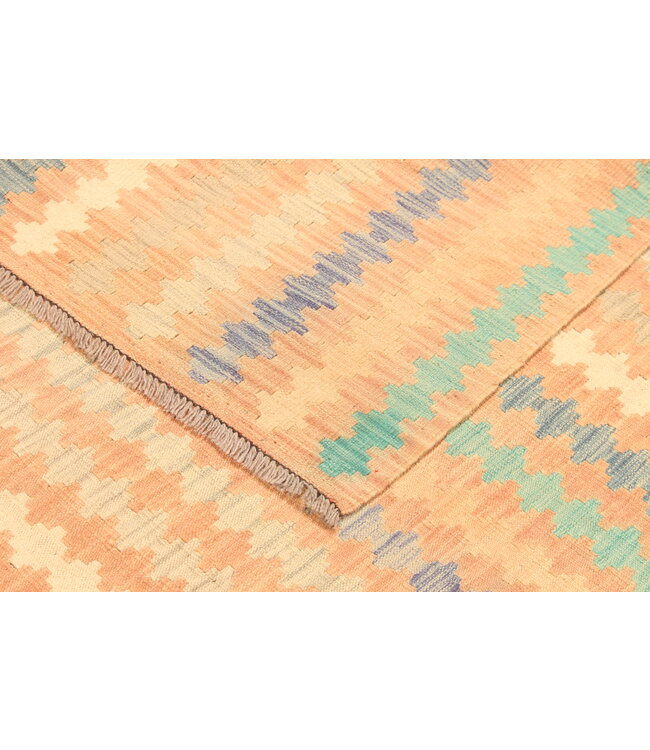 294x199cm Afghan Oriental wool carpet Handmade Kelim Rug