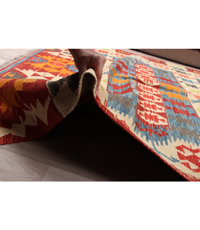 300x203cm  Beautiful Rug Handwoven Kelim Wool  Oriental carpet