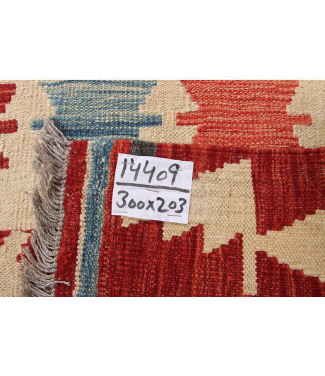 300x203cm  Beautiful Rug Handwoven Kelim Wool  Oriental carpet