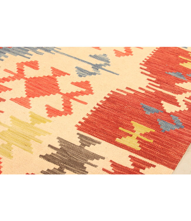 305x202cm Afghan Oriental wool carpet Handmade Kelim Rug