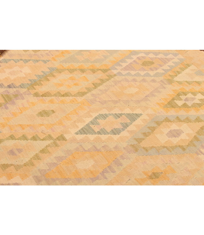 291x203cm Afghaans oosters wollen tapijt handgemaakt Kelim-kleed