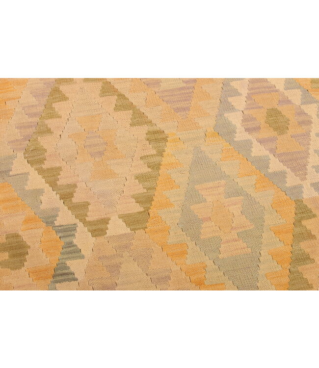 291x203cm Afghan Oriental wool carpet Handmade Kelim Rug