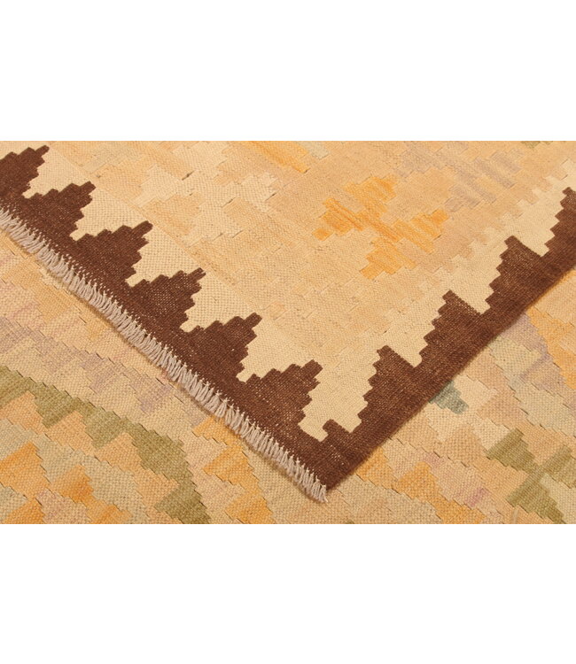 291x203cm Afghan Oriental wool carpet Handmade Kelim Rug