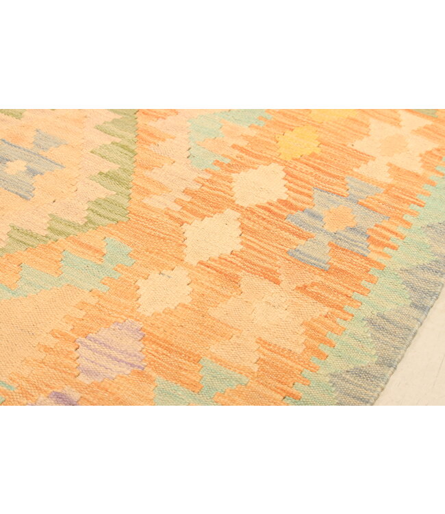 304x200cm Afghan Oriental wool carpet Handmade Kelim Rug