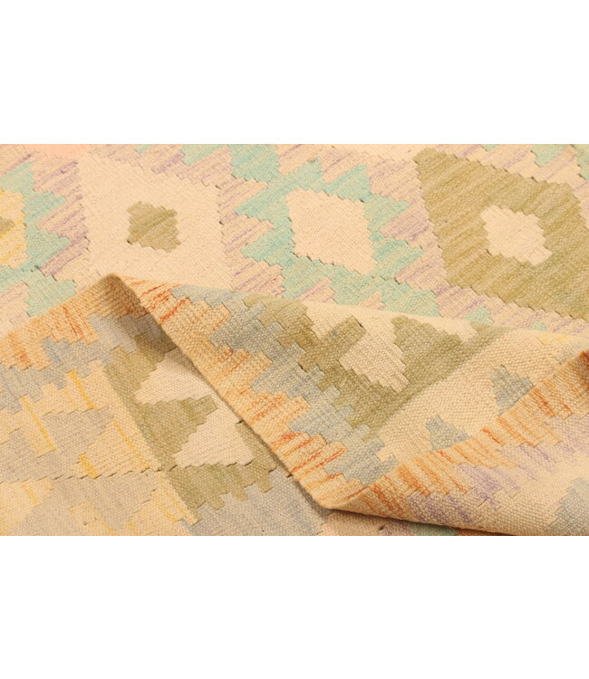 292x192cm Handwoven Traditional Kelim Area Rug Wool Carpet