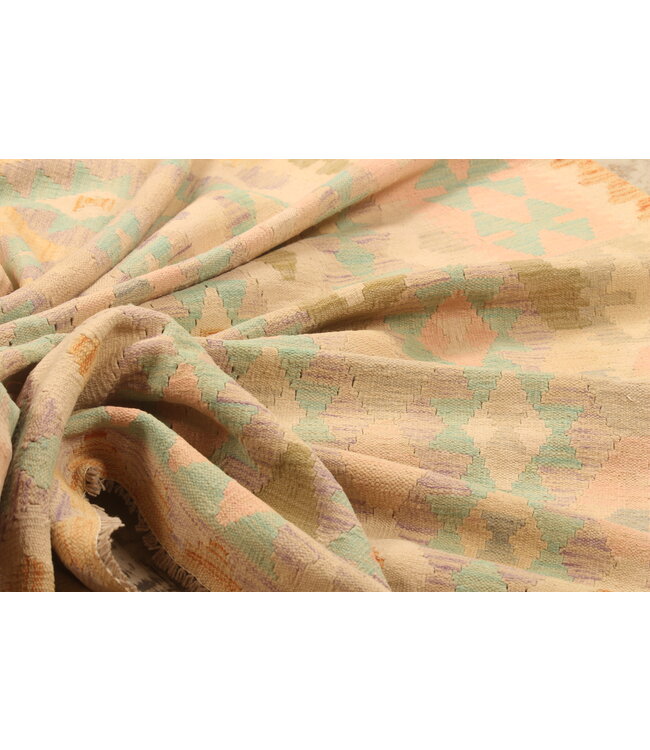 292x192cm Handwoven Traditional Kelim Area Rug Wool Carpet