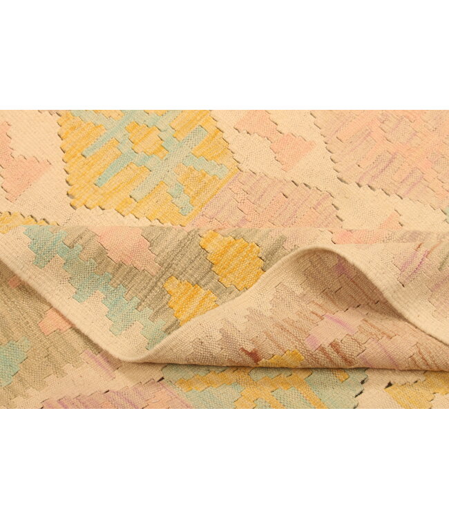 292x196cm Handwoven Traditional Kelim Area Rug Wool Carpet