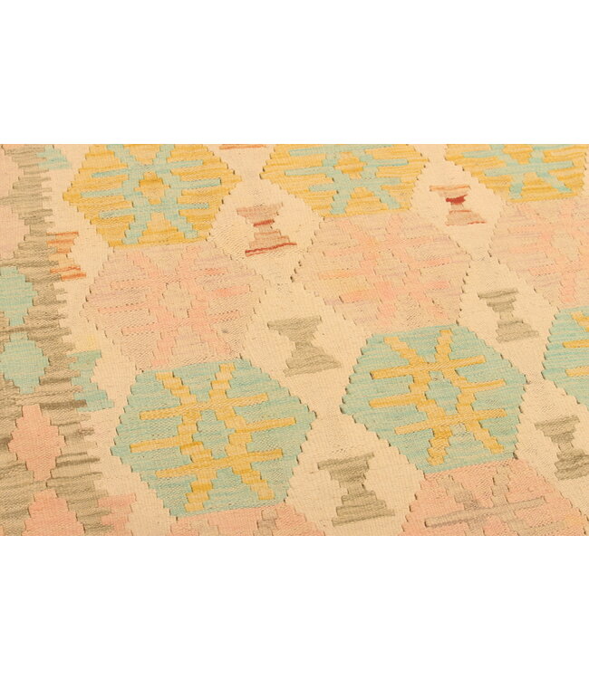 292x196cm Handwoven Traditional Kelim Area Rug Wool Carpet
