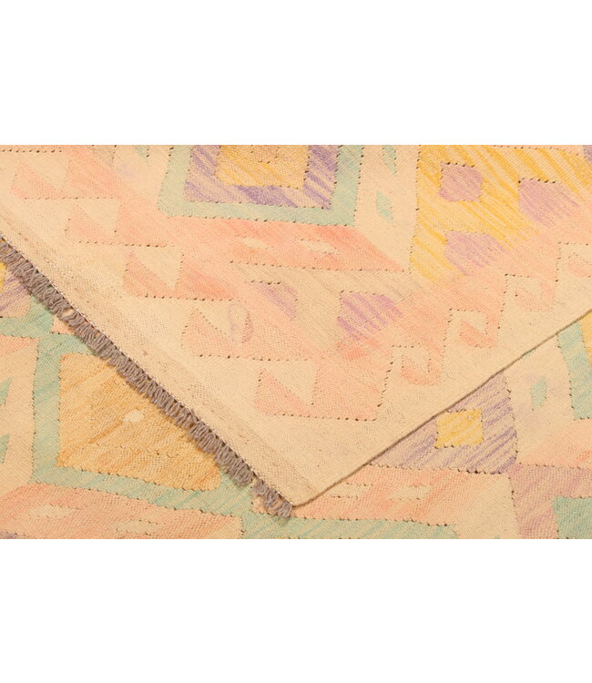 300x196cm Afghan Oriental wool carpet Handmade Kelim Rug