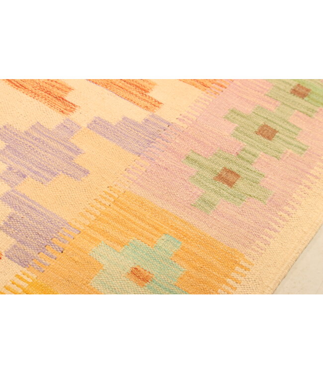 298x200cm Schöner teppich handgewebter Kelim-Wollteppich Orientalischer Teppich