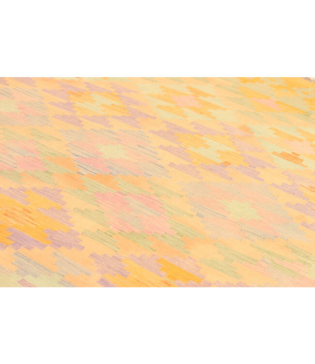 305x197cm Schöner teppich handgewebter Kelim-Wollteppich Orientalischer Teppich