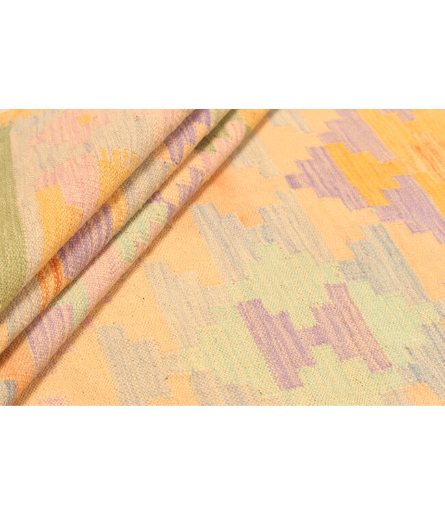 305x197cm  Beautiful Rug Handwoven Kelim Wool  Oriental carpet