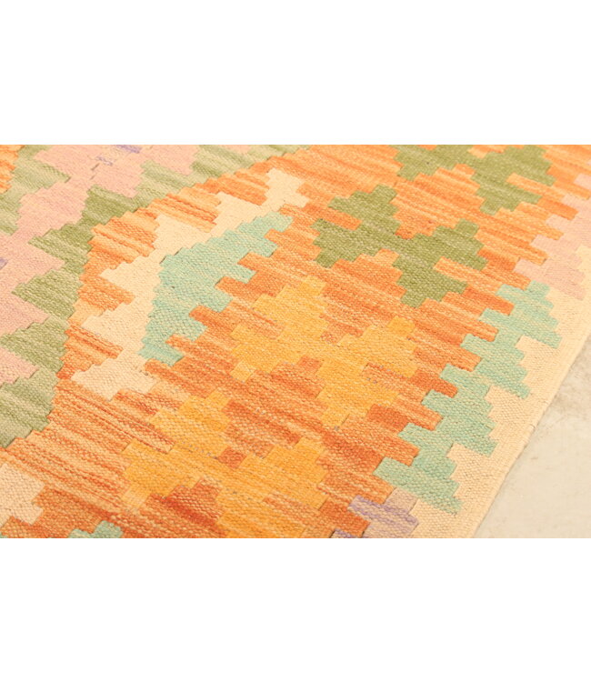 296x192cm Afghan Oriental wool carpet Handmade Kelim Rug