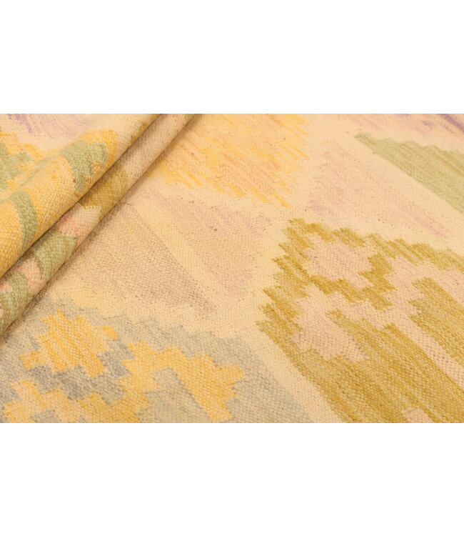 301x196cm Handwoven Traditional Kelim Area Rug Wool Carpet