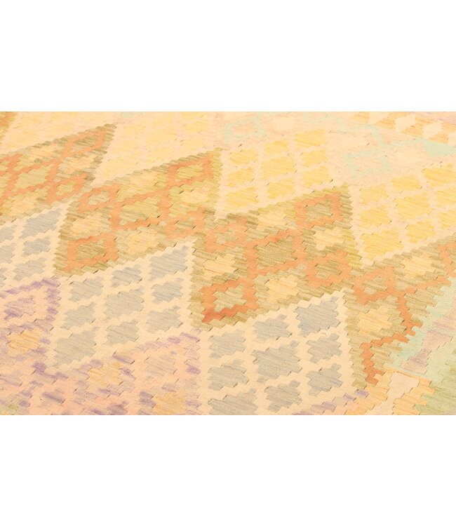 294x203cm Afghan Oriental wool carpet Handmade Kelim Rug