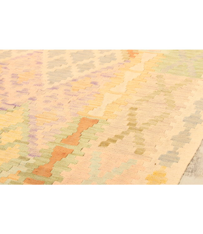 294x203cm Afghan Oriental wool carpet Handmade Kelim Rug