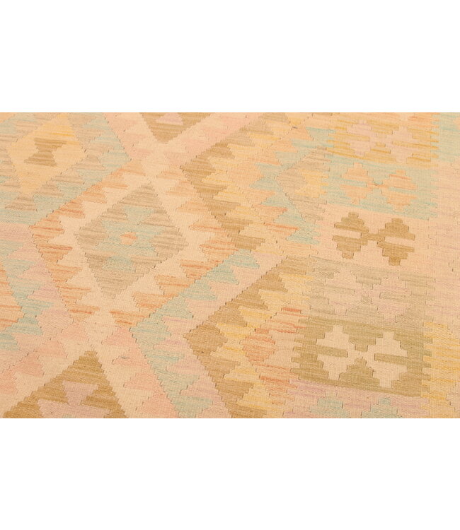 300x195cm Handgewebter Traditioneller Kelim Teppich Woll