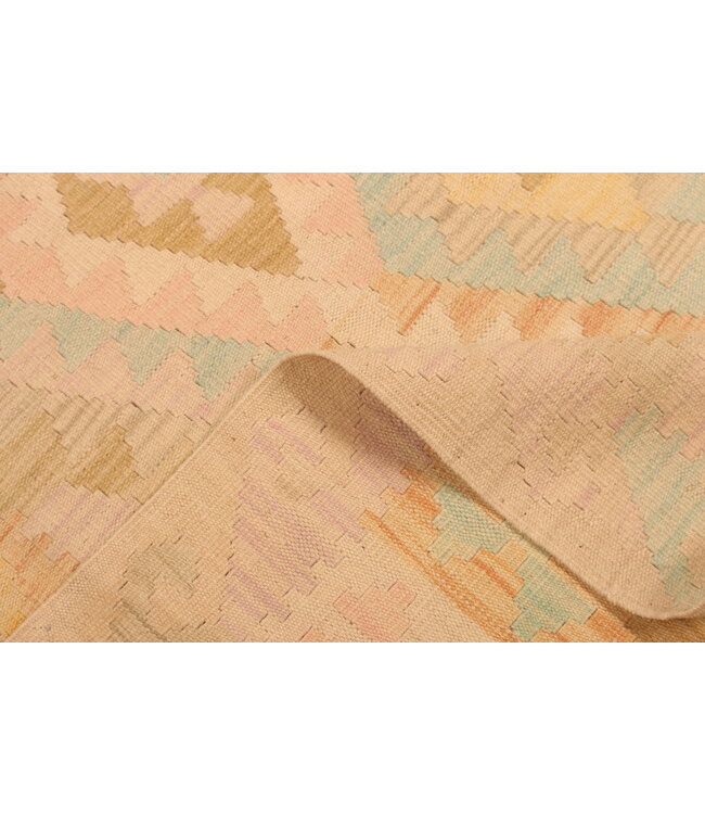 300x195cm Handwoven Traditional Kelim Area Rug Wool Carpet