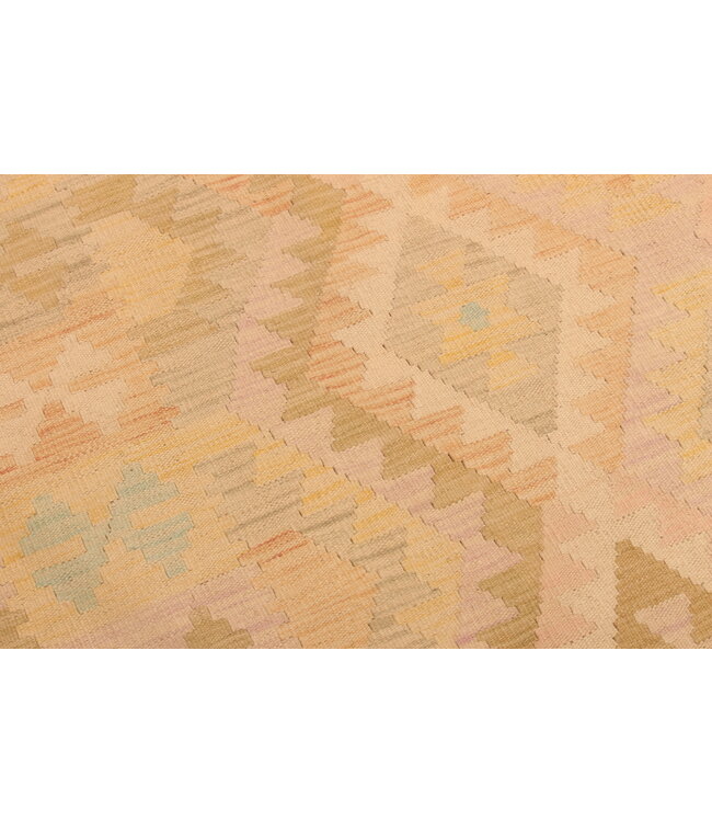 300x195cm Handgewebter Traditioneller Kelim Teppich Woll