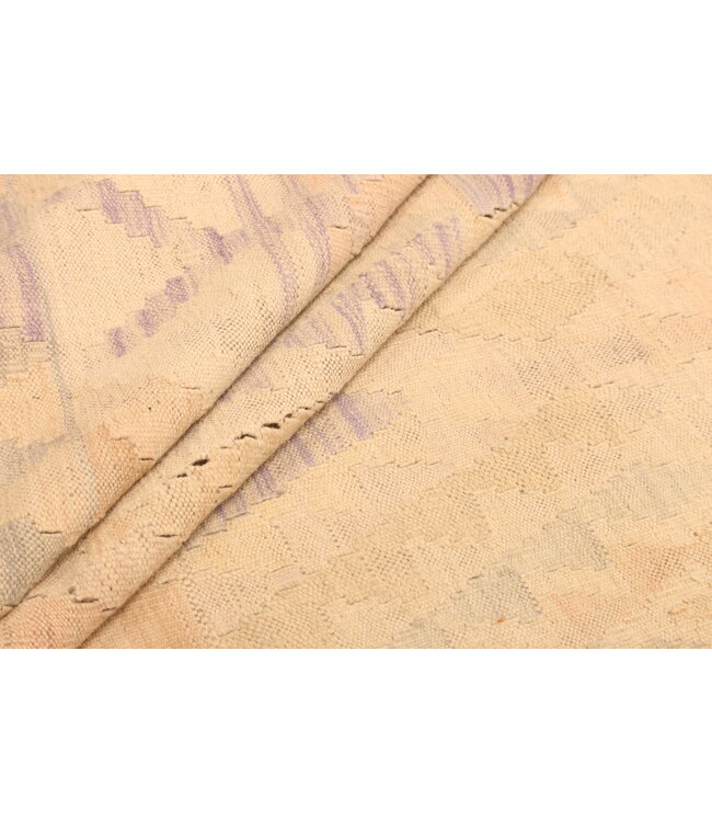 300x198cm Afghanischer orientalischer Wollteppich handgefertigter Kelim-Teppich