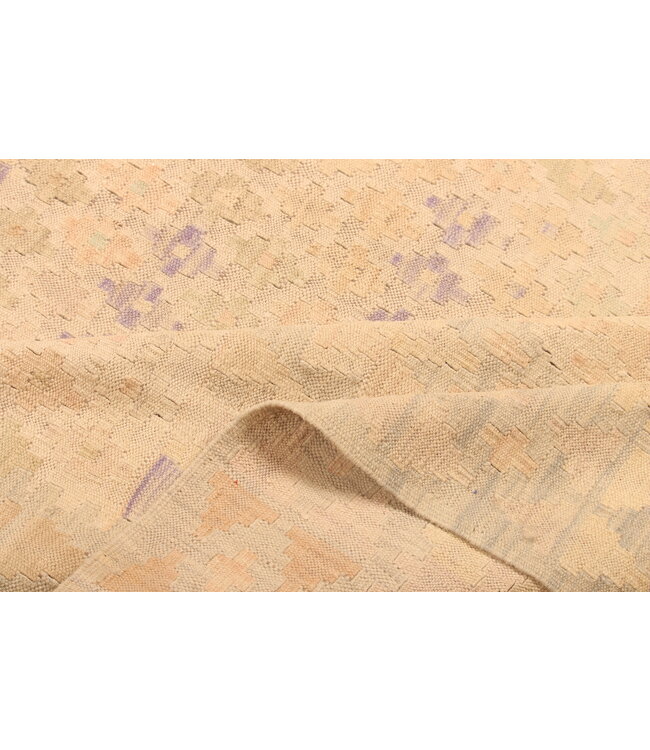 300x198cm Afghanischer orientalischer Wollteppich handgefertigter Kelim-Teppich