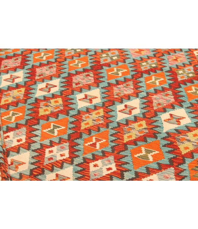 304x199cm Afghan Oriental wool carpet Handmade Kelim Rug