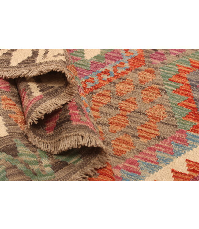 297x204cm Handwoven Traditional Kelim Area Rug Wool Carpet